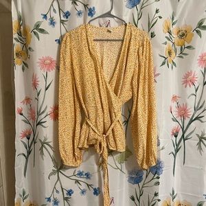 Sunflower Wrap Shirt